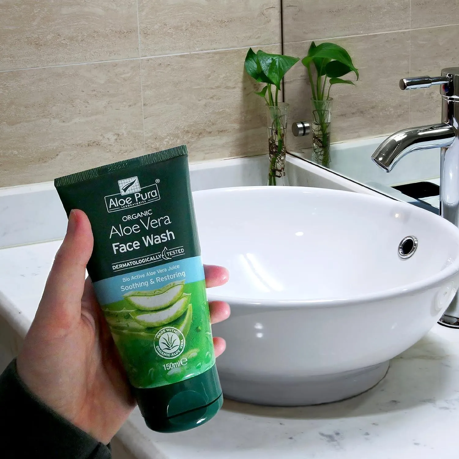 Aloe Pura Organic Aloe Vera Face Wash 150ML