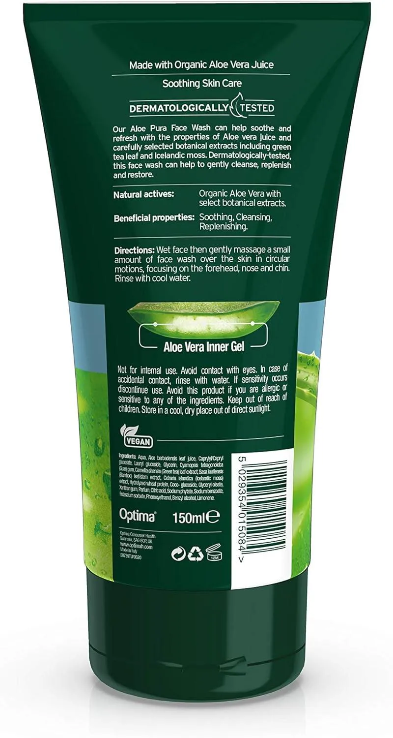 Aloe Pura Organic Aloe Vera Face Wash 150ML