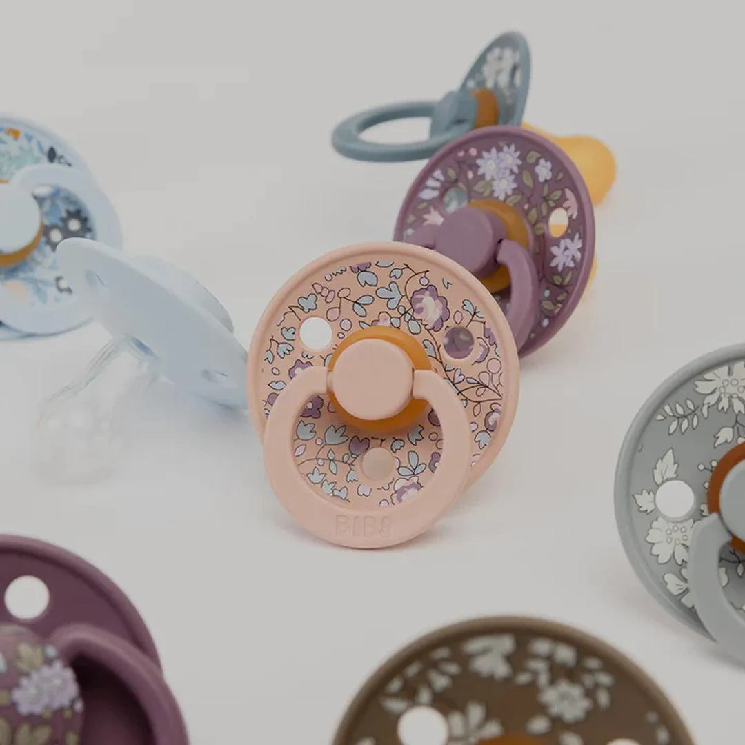 BIBS X LIBERTY Colour Latex Pacifier - 2 Pack - Sage Mix - Eloise