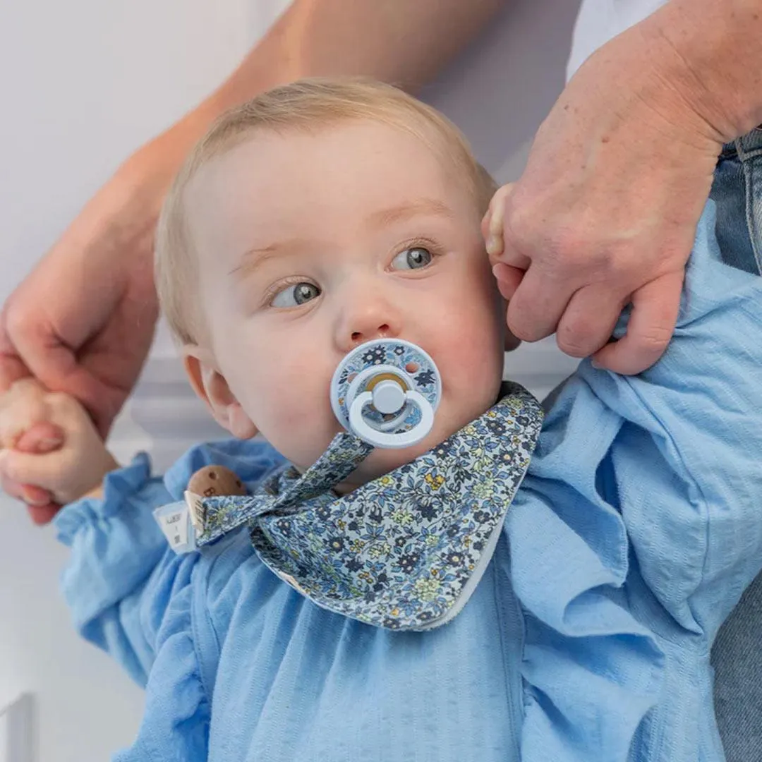 BIBS X LIBERTY Colour Latex Pacifier - 2 Pack - Sage Mix - Eloise