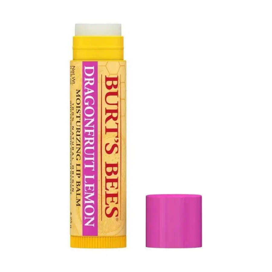 Burt's Bees Dragonfruit Lemon Lip Balm Tube in Blister Box .15 oz Lip Balm