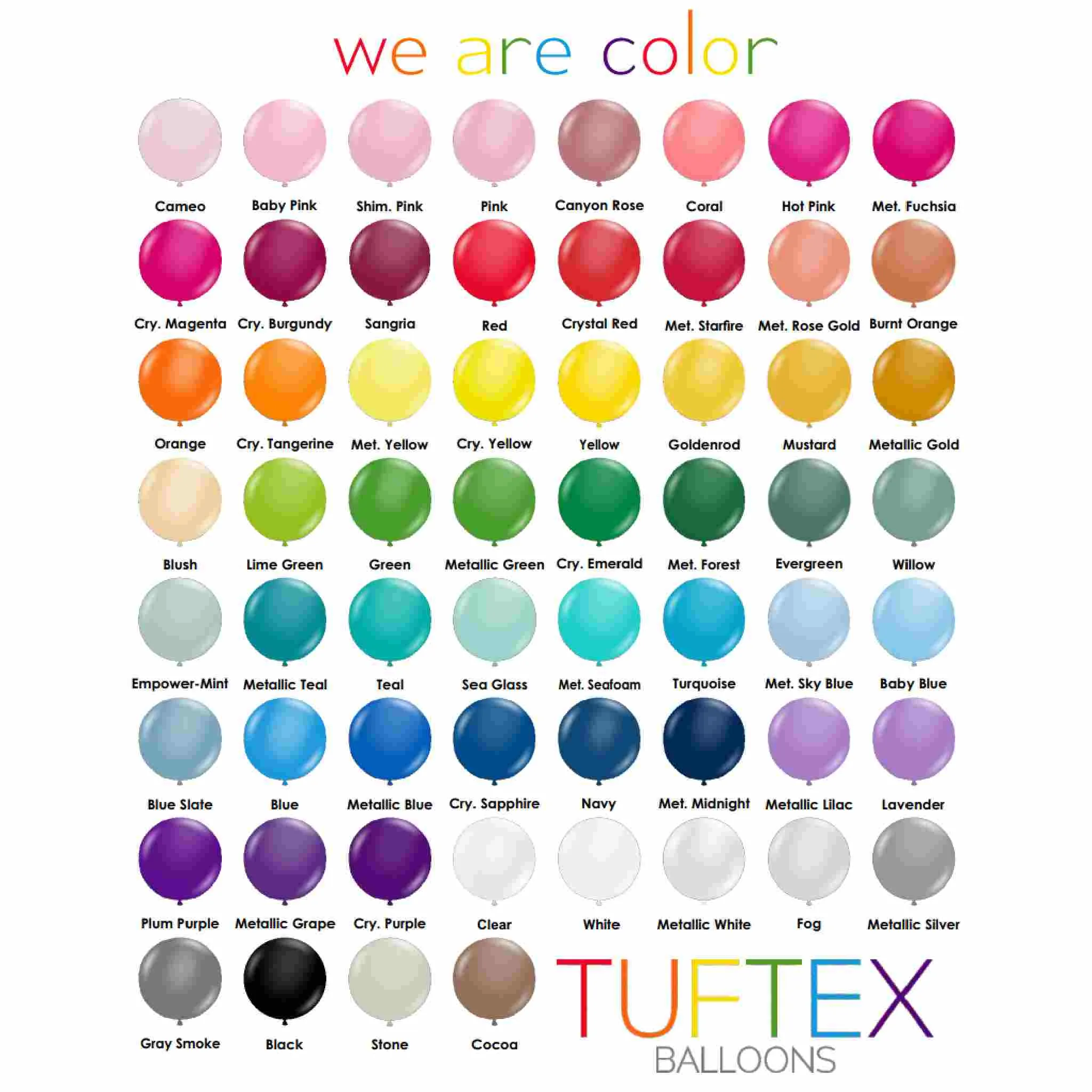 Cameo | 17 INCH | Tuftex Latex Balloons | Package 6