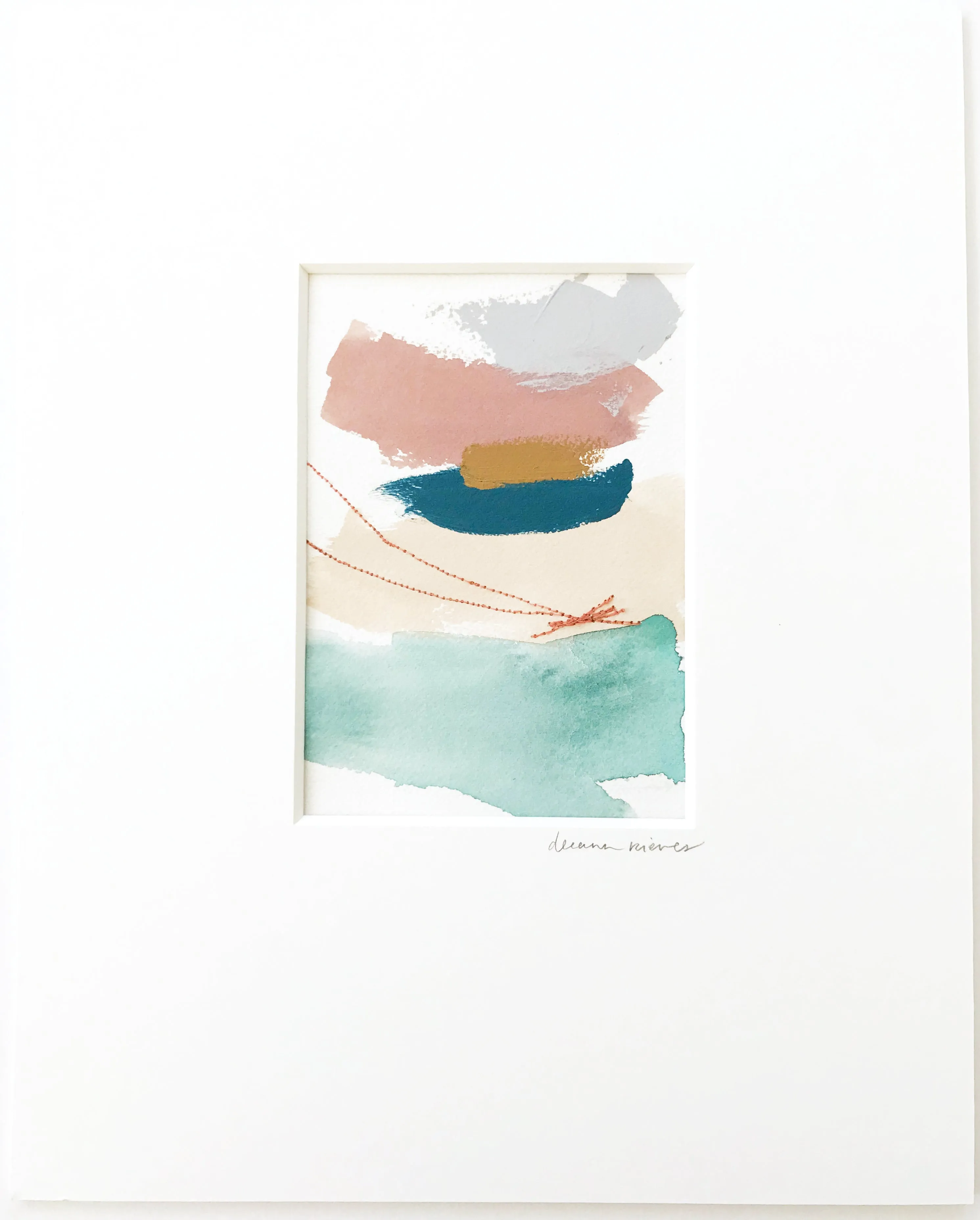 Color Study in Blush and Green