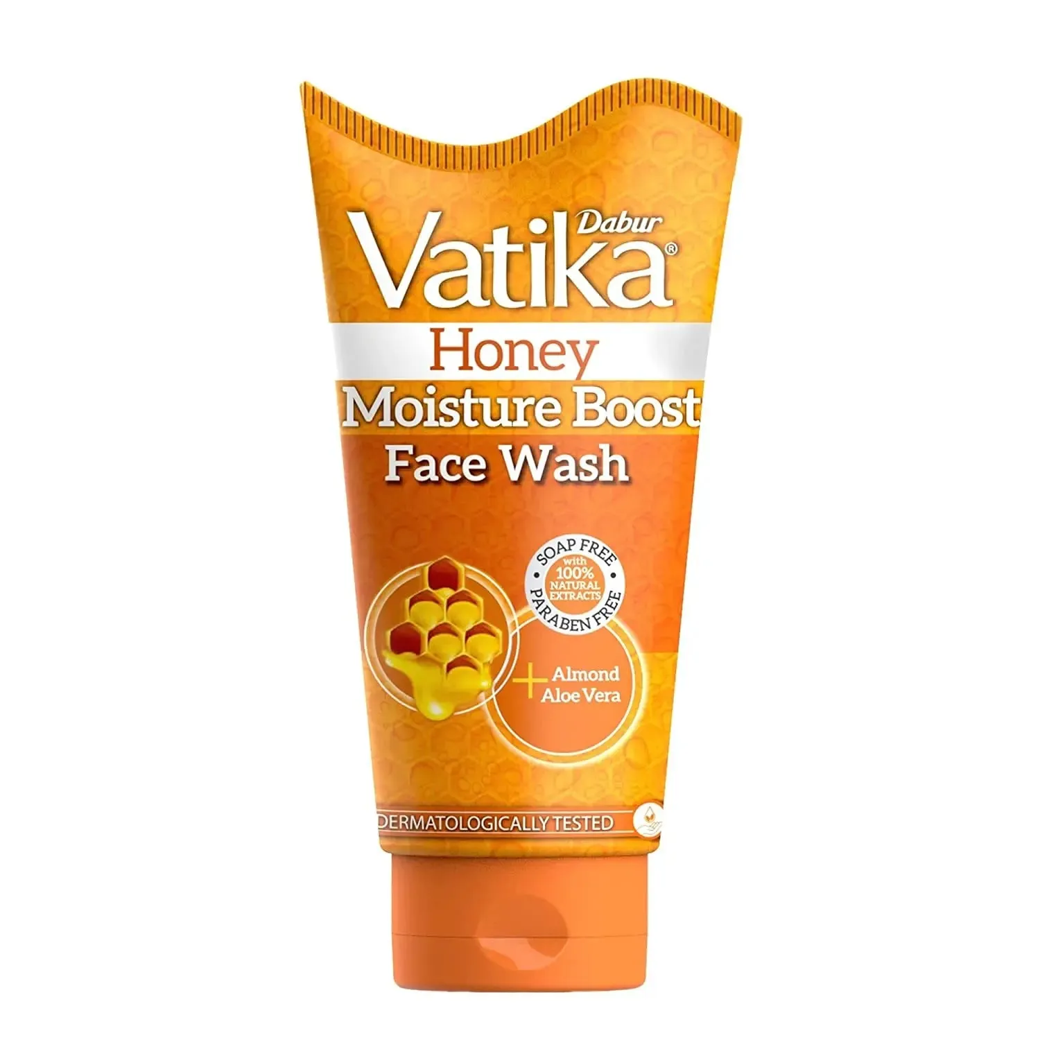 Dabur Vatika Honey Moisture Boost Face Wash with Almond and Aloevera - 150ml