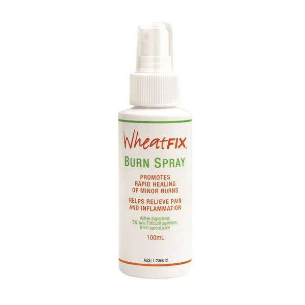Dr Wheatgrass Wheatfix Burn Spray 100ml