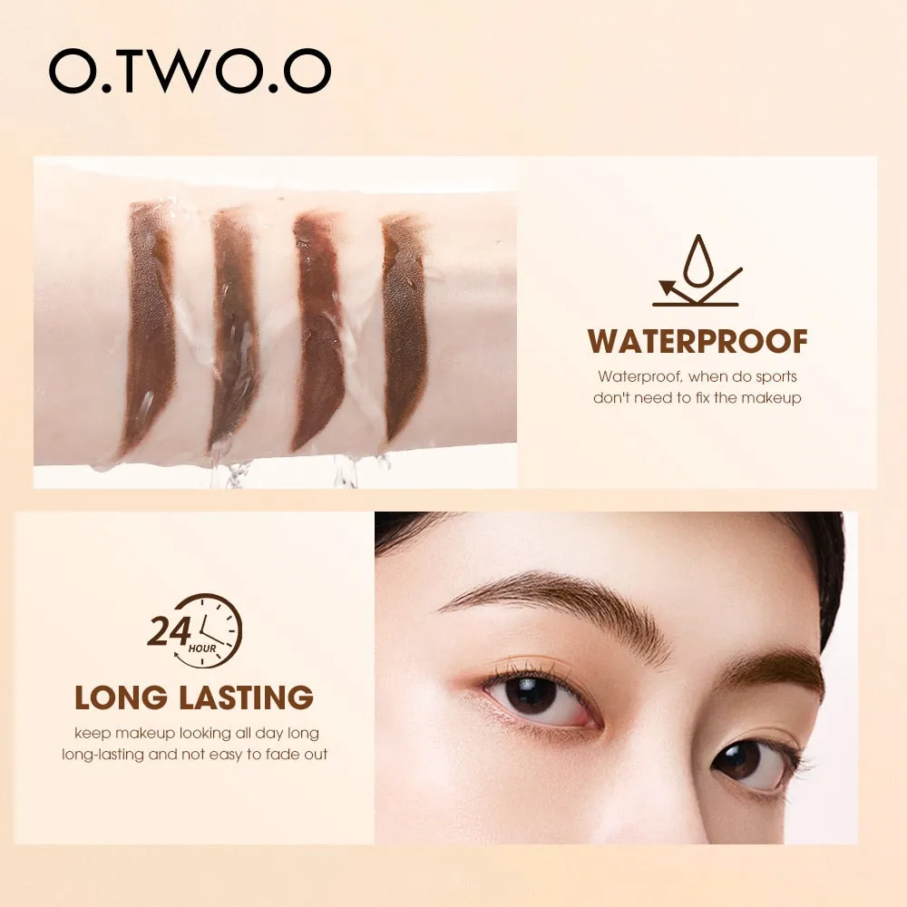 Eyebrow Brow Mascara Natural Waterproof Long Lasting Creamy Brow Gel with Brush