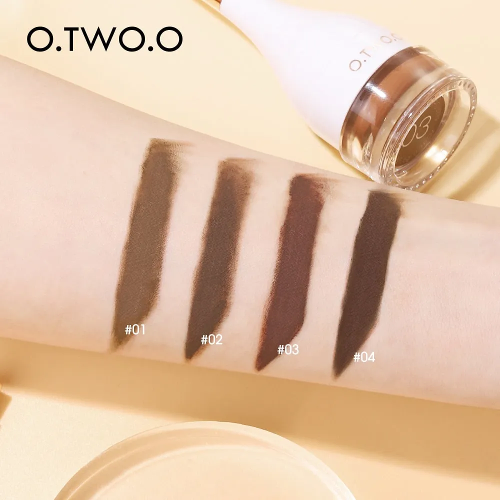 Eyebrow Brow Mascara Natural Waterproof Long Lasting Creamy Brow Gel with Brush