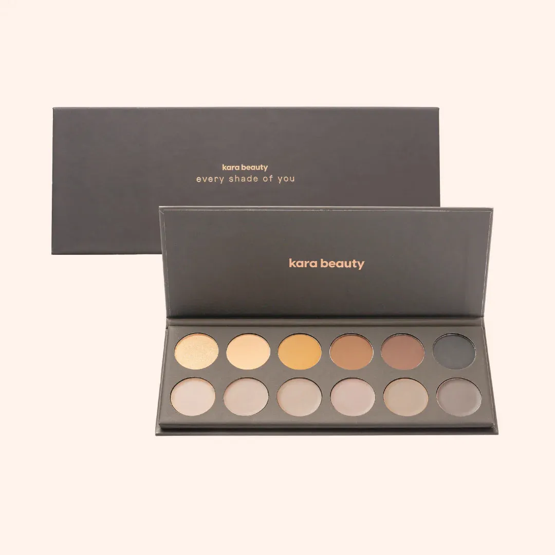 KR-F9-16-1 (EB15) : Every Shade of You - Brow Cream & Powder Palette : 6 PC