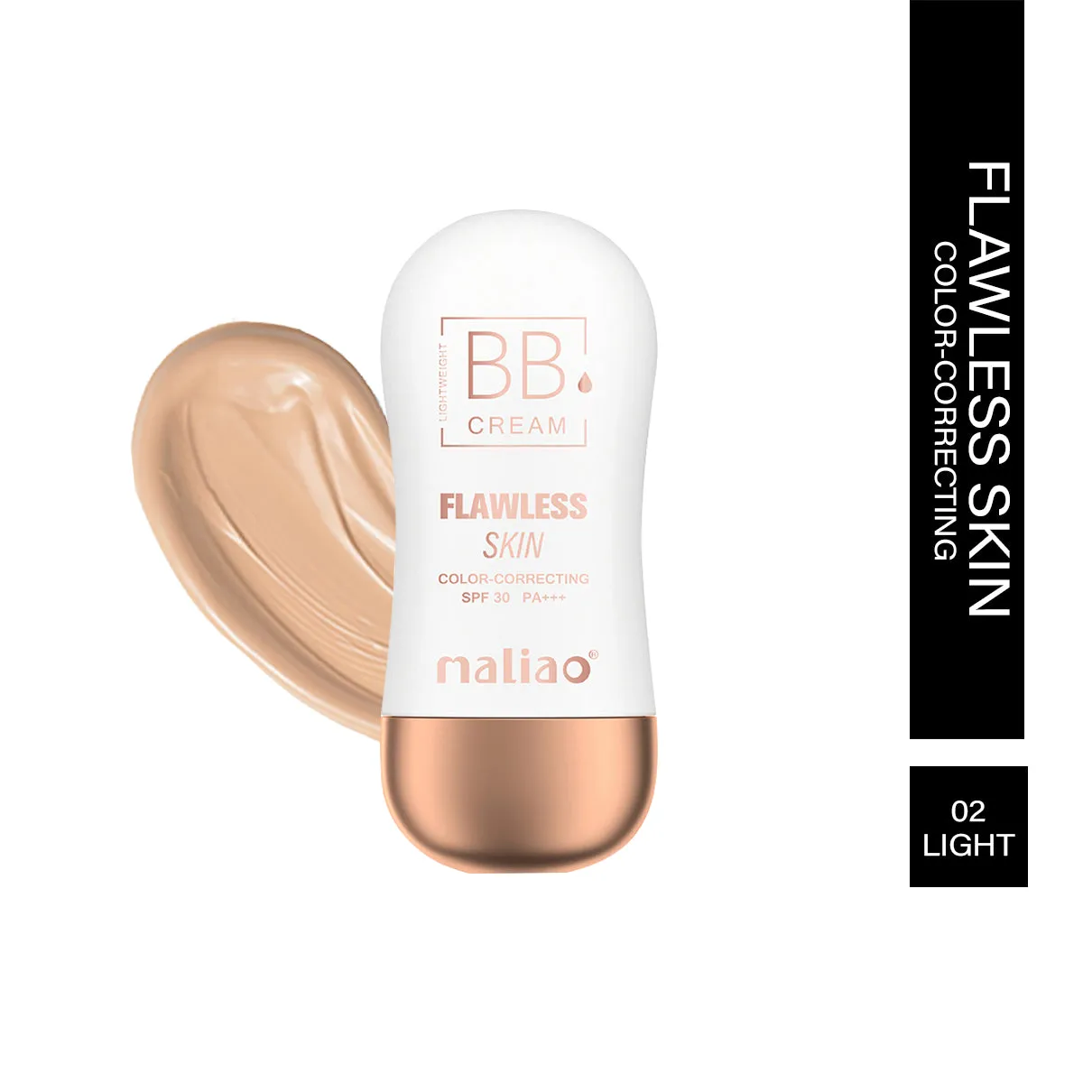 Maliao BB Cream Flawless Skin Color Correcting with SPF 30 PA   