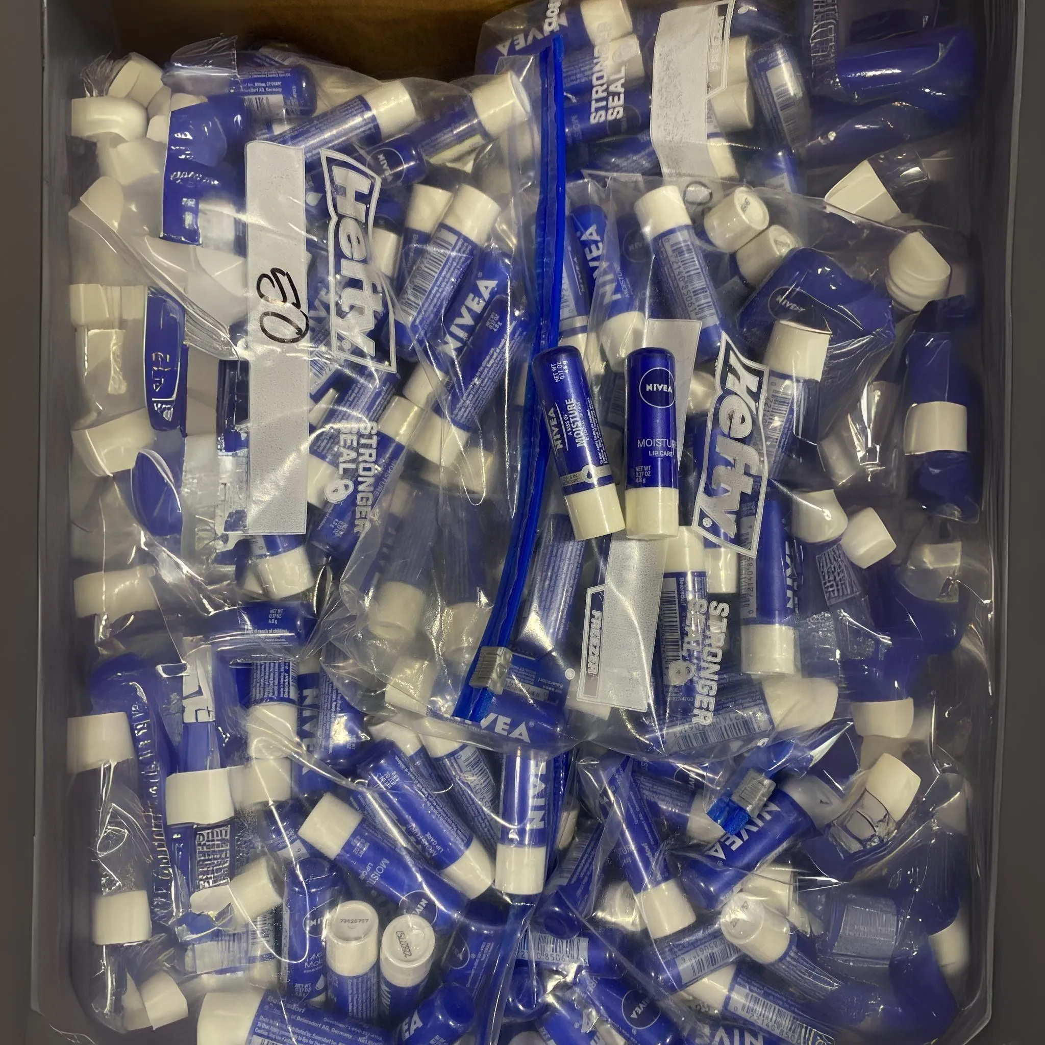 Nivea a Kiss of Moisture Essential Lip Care 0.17OZ (50 Pcs Lot)