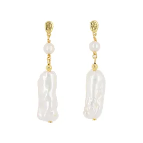 SEA GLOW PEARL EARRINGS