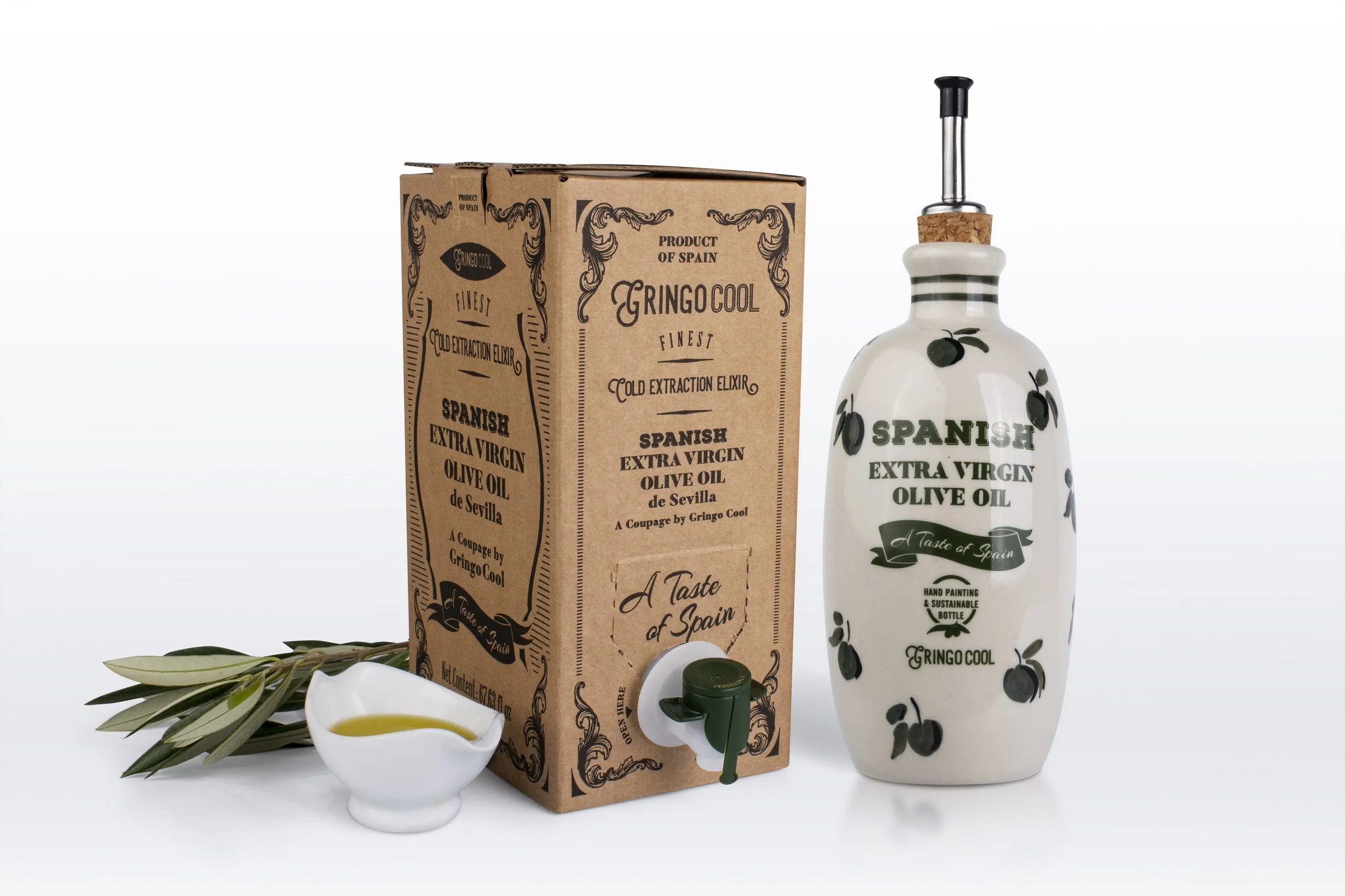 Spanish Extra Virgin Olive Oil - De Sevilla (2 liter box)