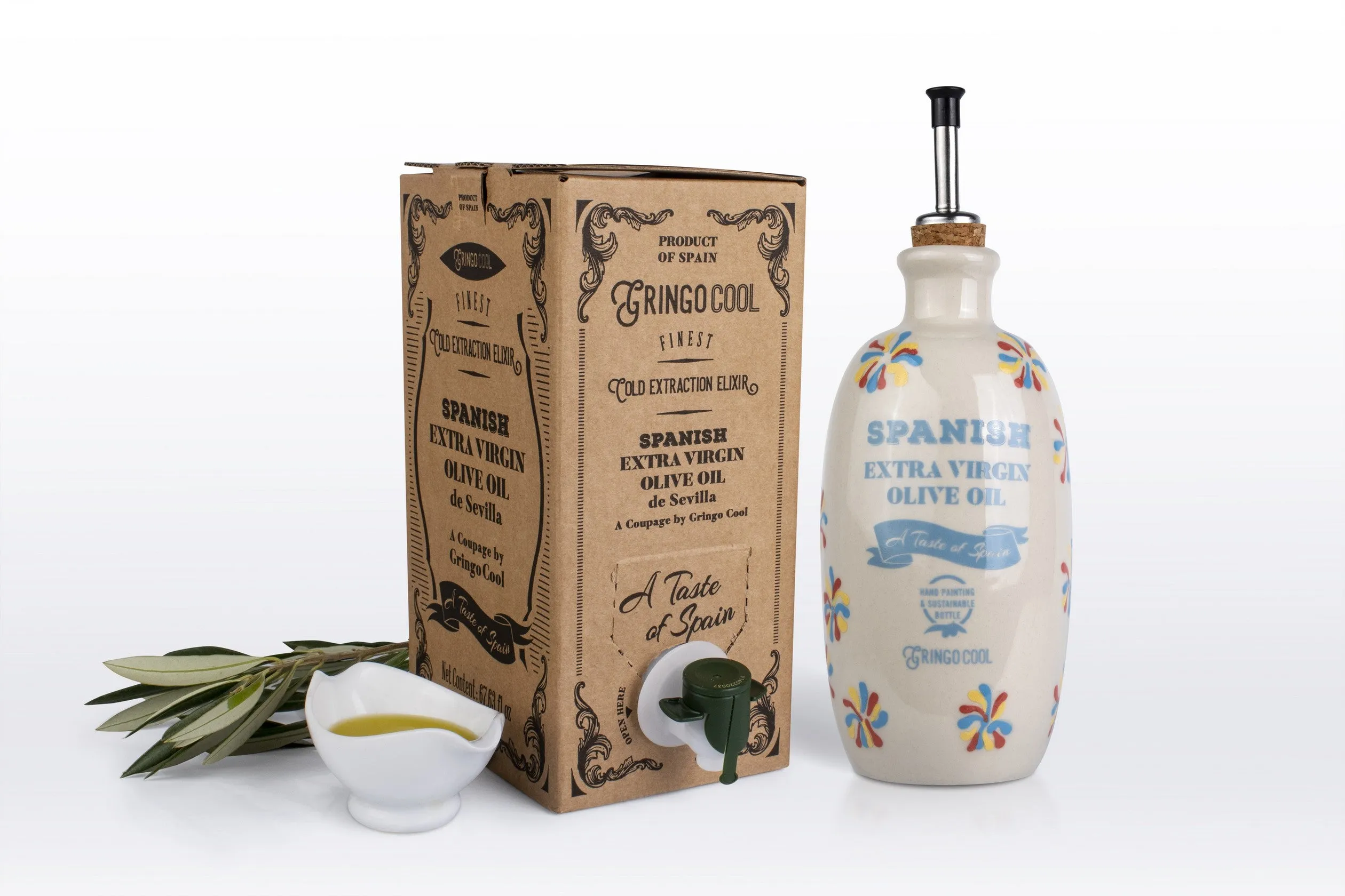Spanish Extra Virgin Olive Oil - De Sevilla (2 liter box)
