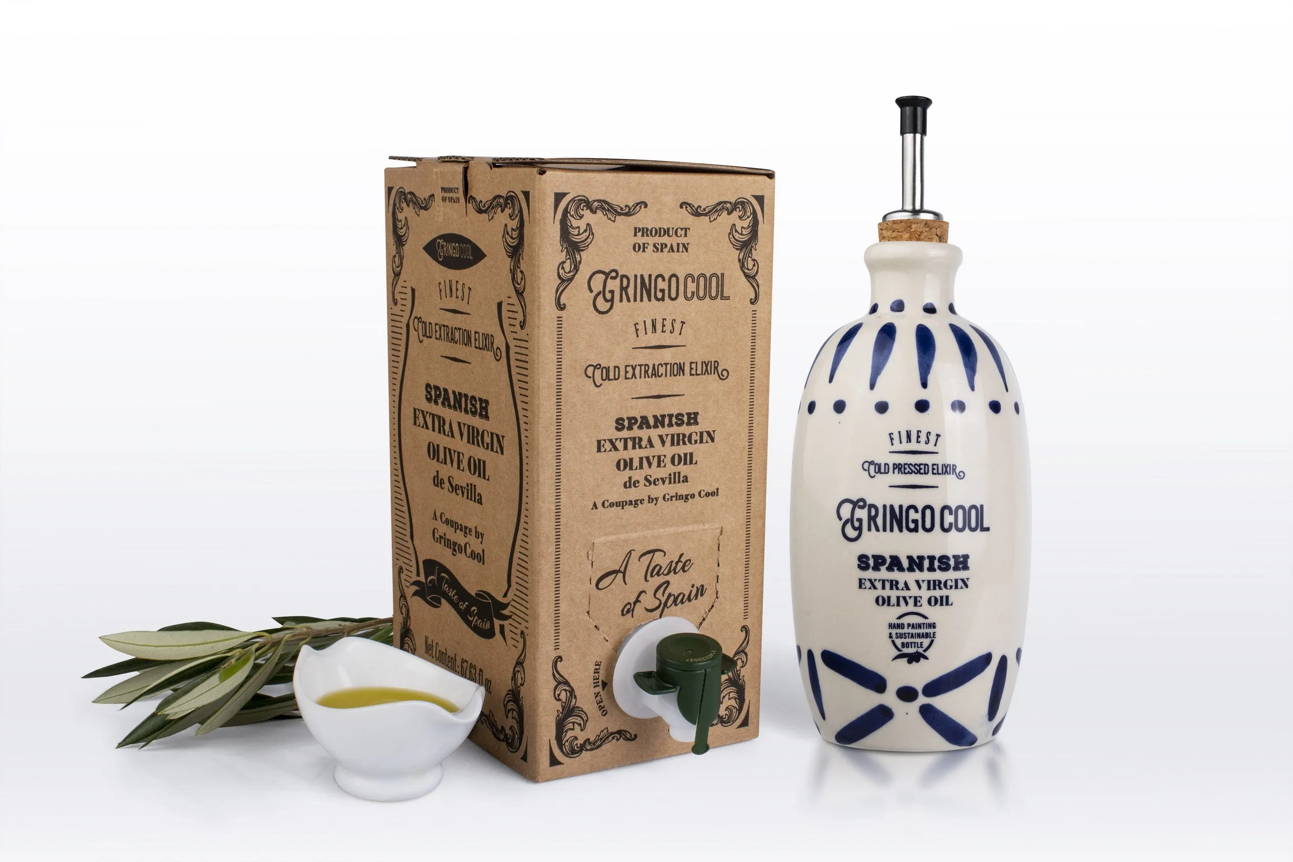 Spanish Extra Virgin Olive Oil - De Sevilla (2 liter box)