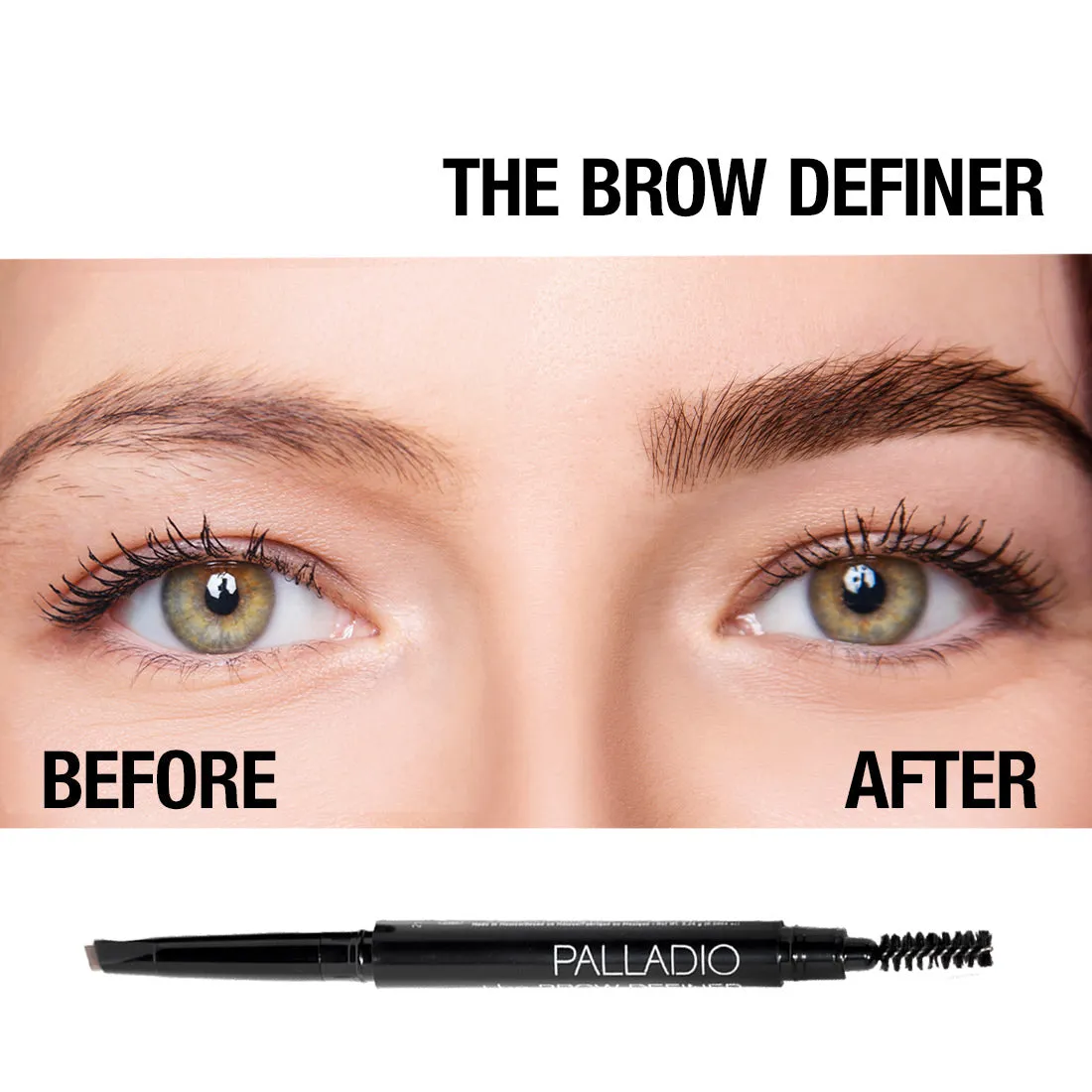 THE BROW DEFINER, RETRACTABLE EYEBROW PENCIL